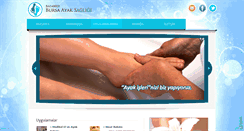 Desktop Screenshot of bursaayaksagligi.com
